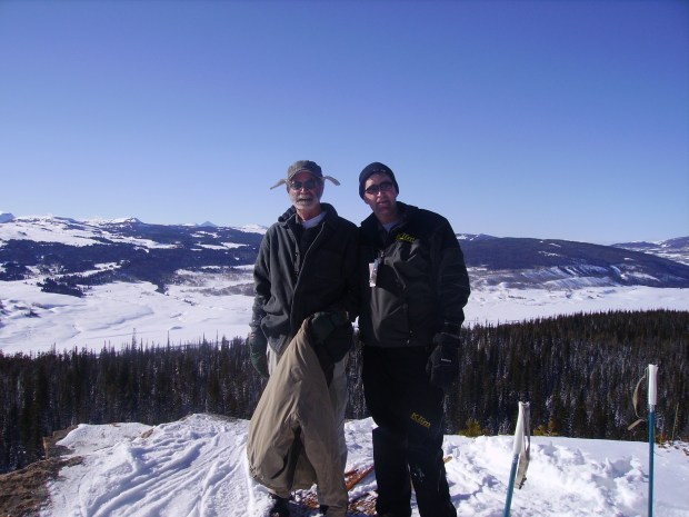 My dad and I at Red Cliff